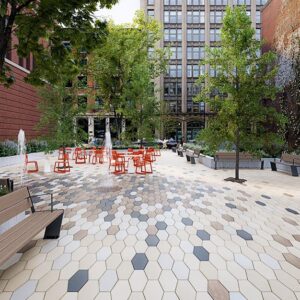 Hexa 100 Commercial Pavers